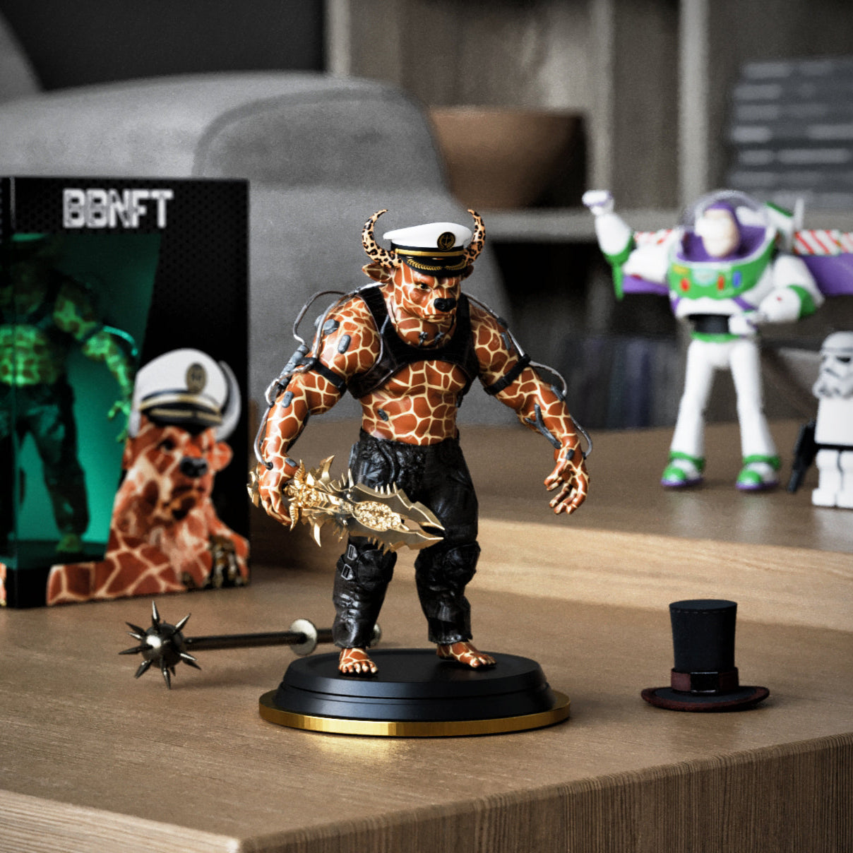 Bear and Bull NFT Action Figure